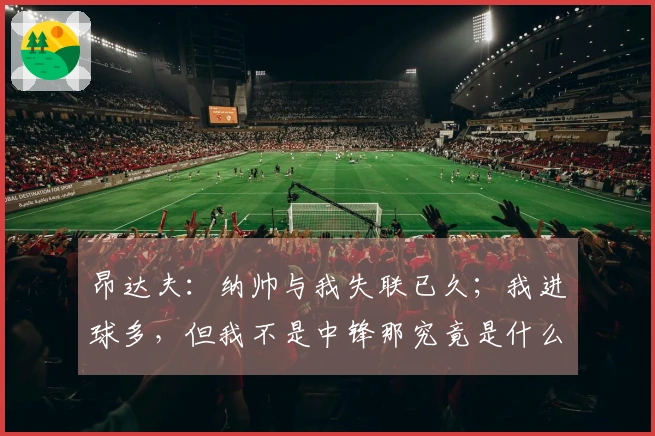 昂达夫：纳帅与我失联已久；我进球多，但我不是中锋那究竟是什么呢？